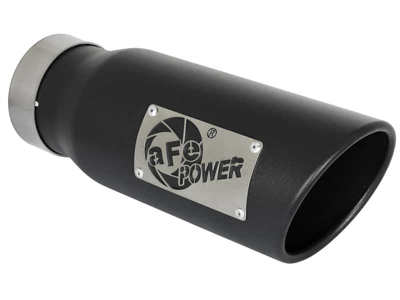 aFe — aFe Gemini XV 3in 304 SS Cat-Back Exhaust 09-18 GM Trucks V6-4.3/V8-4.8/5.3L w/ Black Tips
Cat-Back Exhaust - view 4