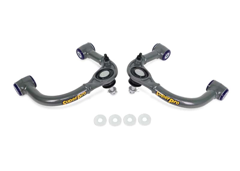 Superpro — SuperPro 03-09 Lexus GX470 / Toyota 4Runner Sport 4WD Front Upper Fixed Offset Control Arm Set
Fixed Offset UCA's - view 2