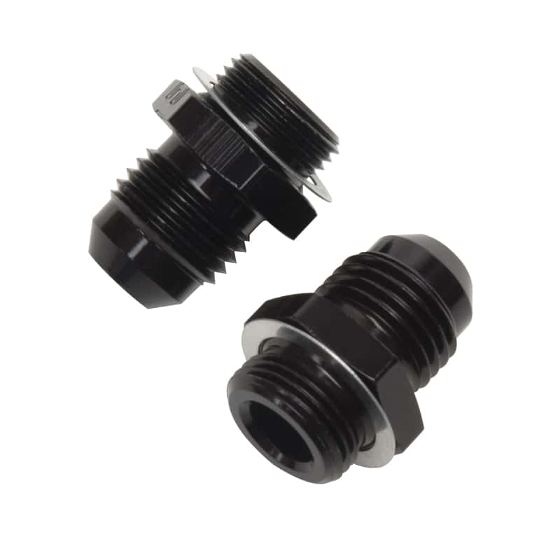 Russell — Russell Performance -6 AN Carb Adapter Fittings (2 pcs.) Black
CrbAdptFitting - view 2