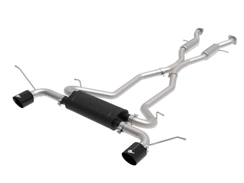 aFe — aFe Vulcan Series 2.5in 304SS Cat-Back Exhaust 11-20 Jeep Grand Cherokee (WK2) 5.7L w/ Black Tips
Cat-Back Exhaust - view 1