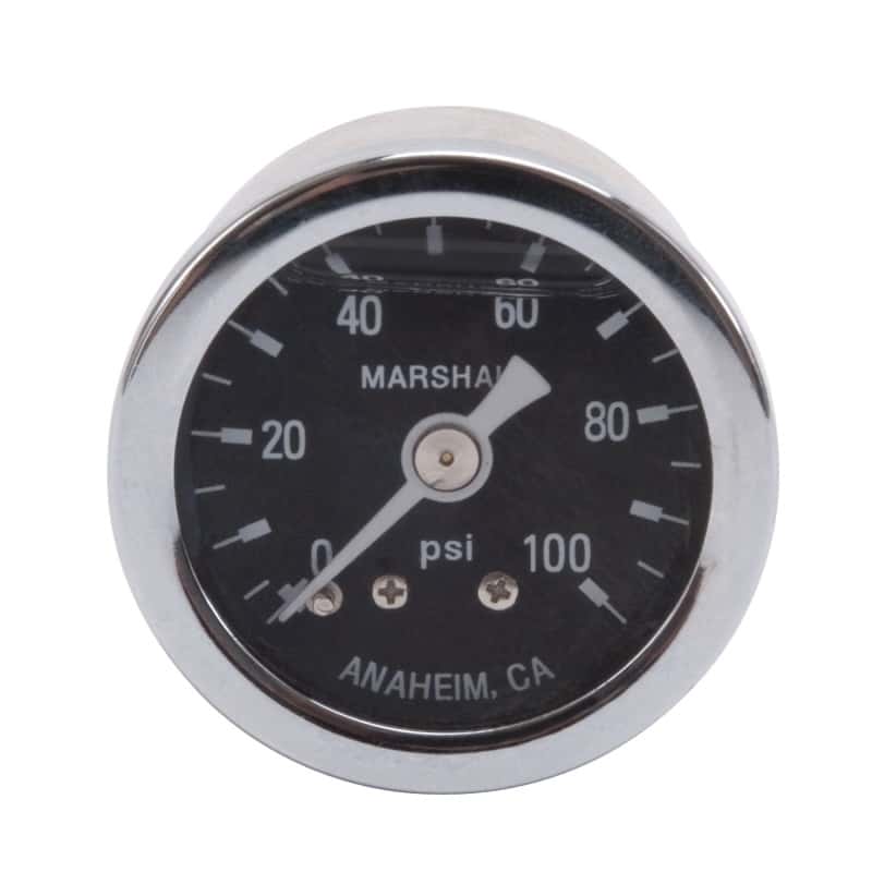 Russell — Russell Performance 100 psi fuel pressure gauge (Liquid-filled) - view 1