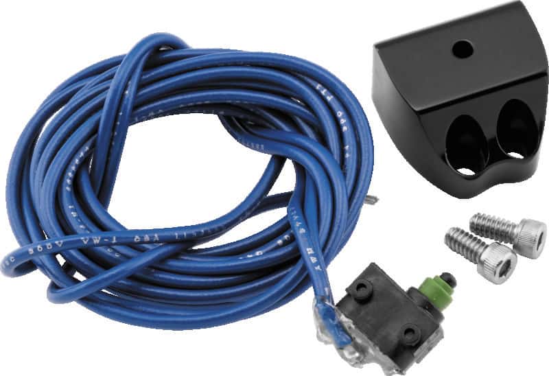 Performance Machine — Performance Machine Brake Light Switch Assembly - Black Ano - view 2