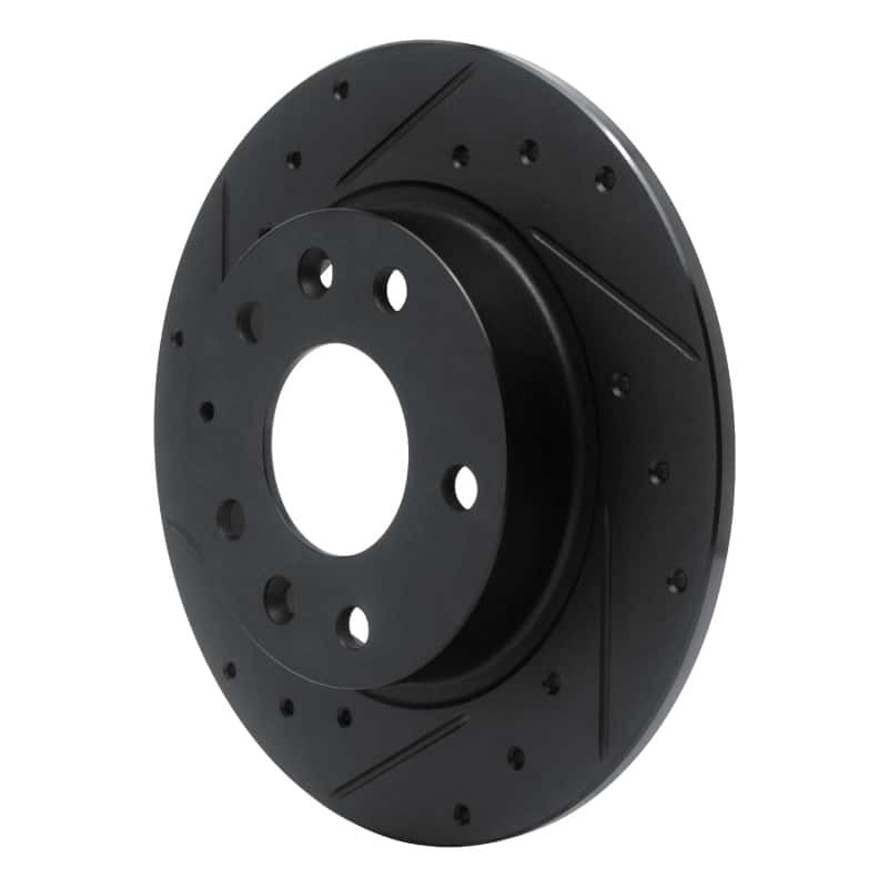 R1 Concepts — R1 14-25 Mazda 3 Rear Left Drilled & Slotted Black Brake Rotor
R1 Brake Rotor Drill - view 2