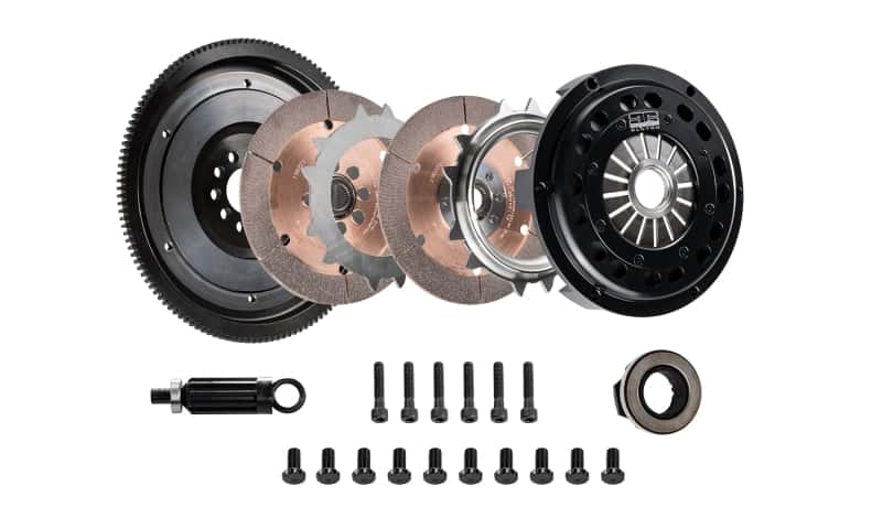 DKM Clutch — DKM Clutch Volkswagen Corrado/GTI/Jetta/Passat (2.8L VR6) Ceramic Twin Disc MR Clutch Kit w/Flywheel
Clutch Kit - view 2