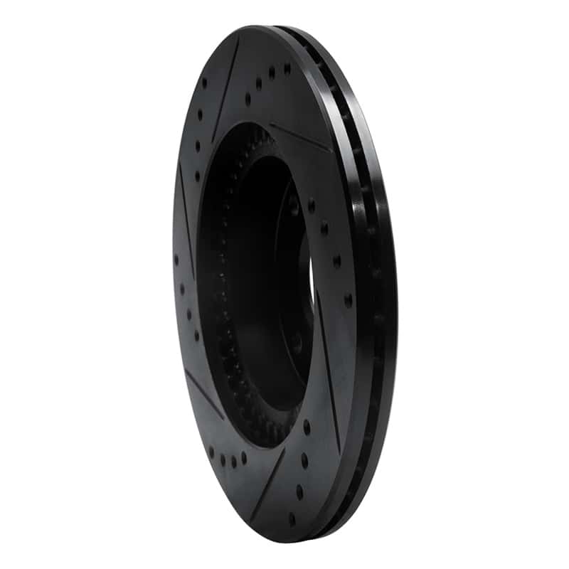 R1 Concepts — R1 87-90 Acura Legend Front Right Drilled & Slotted Black Brake Rotor
R1 Brake Rotor Drill - view 4