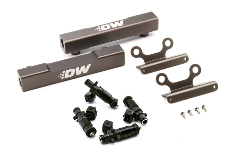 DeatschWerks — DeatschWerks 02+ Subaru WRX / 07+ STI/LGT Top Feed Fuel Rail Upgrade Kit w/ 1200cc Injectors - view 1
