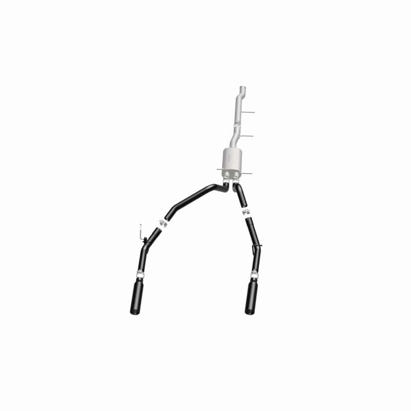 Magnaflow — MagnaFlow SYS Cat-Back 3.5in Black Dual Split Rear Tips 10-13 Chevy Silverado / GMC Sierra 5.3L
Cat-Back - view 21