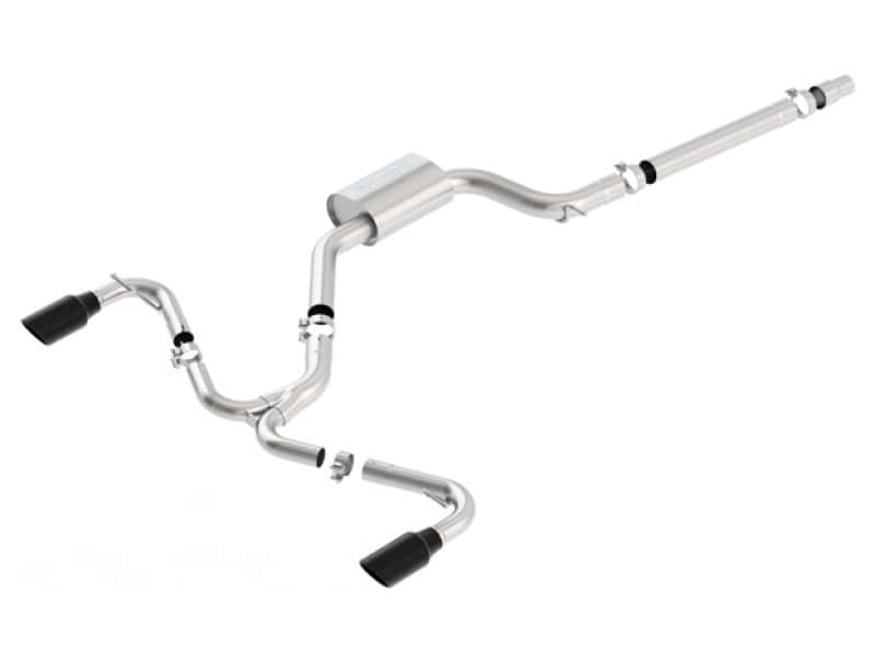 Borla — Borla 15-17 Volkswagen GTI (MK7) 2.0T AT/MT SS S-Type Catback Exhaust w/Black Chrome Tips
Cat-Back™ - view 1