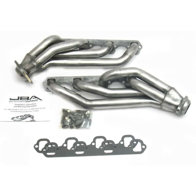 JBA — JBA 65-73 Ford Mustang 260-302 SBF 1-5/8in Primary Raw 409SS Mid Length Header
Exhaust Header - view 2