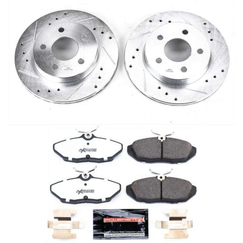PowerStop — Power Stop 93-97 Ford Thunderbird Rear Z26 Street Warrior Brake Kit - view 1