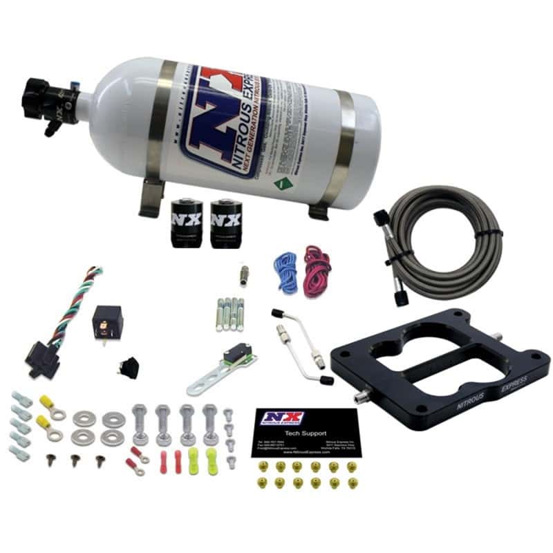 Nitrous Express — Nitrous Express Q-Jet/Holley Spread Bore Nitrous Kit (50-300HP) w/10lb Bottle
Injection System Kit
N2OSys - view 1