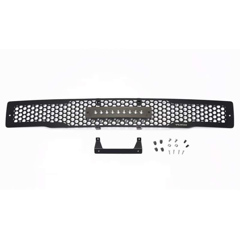 Putco — Putco 15-17 Ford F-150 - SS Black Punch Design w/ 10in Luminix Light bar Bumper Grille Inserts
BmprValanceGrilleIns - view 2