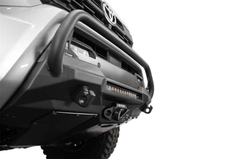 Addictive Desert Designs — Addictive Desert Designs2024+ Toyota Tacoma Stealth Center Mount Winch Front Bumper w/ Top Hoop
Bumper- Front - view 6