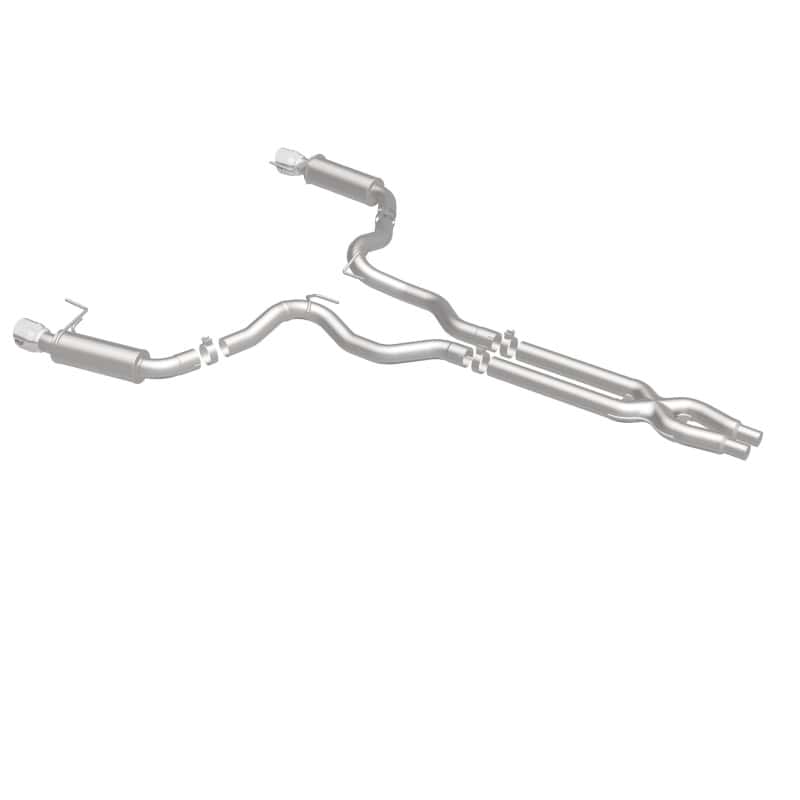 Magnaflow — MagnaFlow Cat Back, SS, 3in, Competition, Dual Split Polished 4.5in Tips 2015 Ford Mustang GT V8 5.0
Cat-Back - view 8