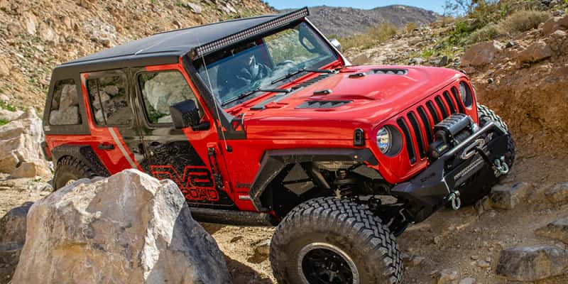 DV8 Offroad — DV8 Offroad 18+ Jeep JL Rubicon Replica Hood - view 7