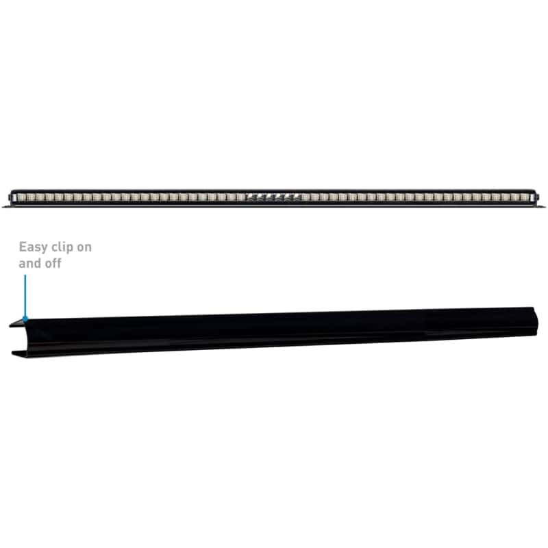 Borne Off-Road — Borne Off-Road Light Bar Cover Single Row 50in Black - view 3
