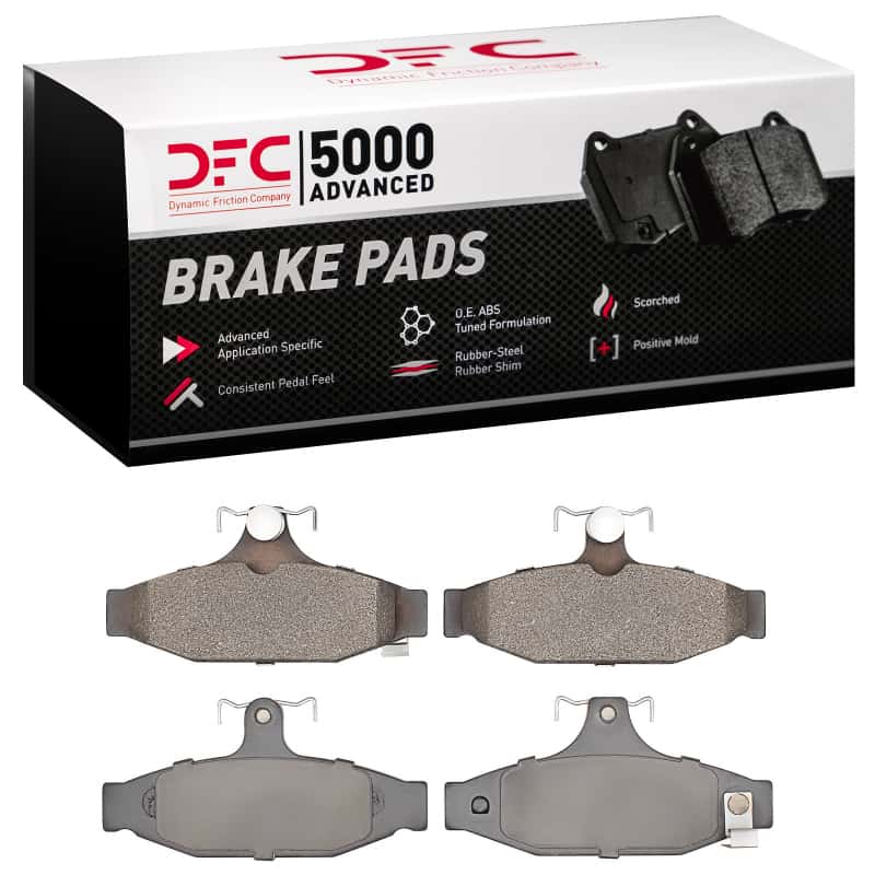 DFC — DFC 85-97 Chevrolet Corvette Rear 5000 Advanced Low Metallic Brake Pads
DFC Brake Pad Set - view 1