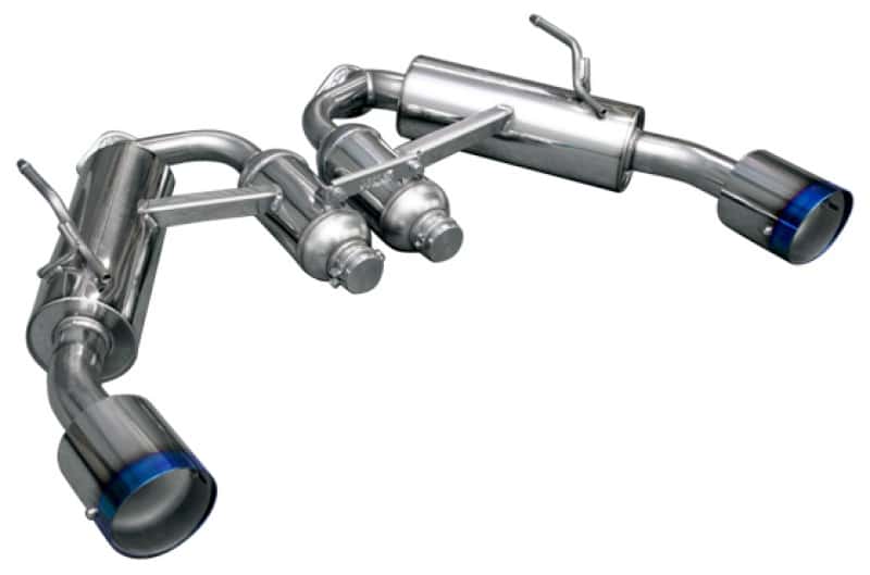 HKS — HKS Q50 VQ37 Dual Hi-Power Titanium Tip Catback Exhaust - view 3