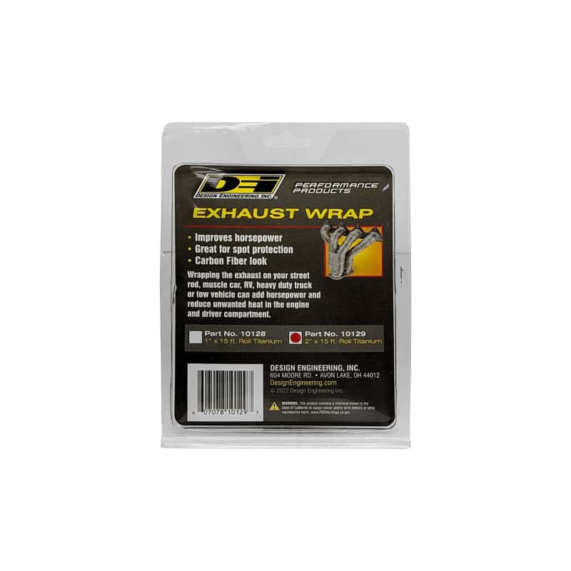 DEI — DEI Exhaust Wrap 2in x 15ft - Titanium
Exhaust Wrap Kit - view 7
