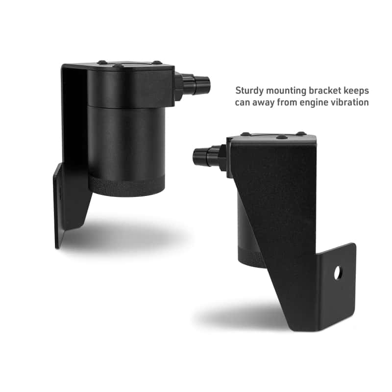 Mishimoto — Mishimoto 2025+ RAM 1500 3.0L Hurricane Baffled Oil Catch Can Kit - Black
Oil Catch Can Kit - view 3