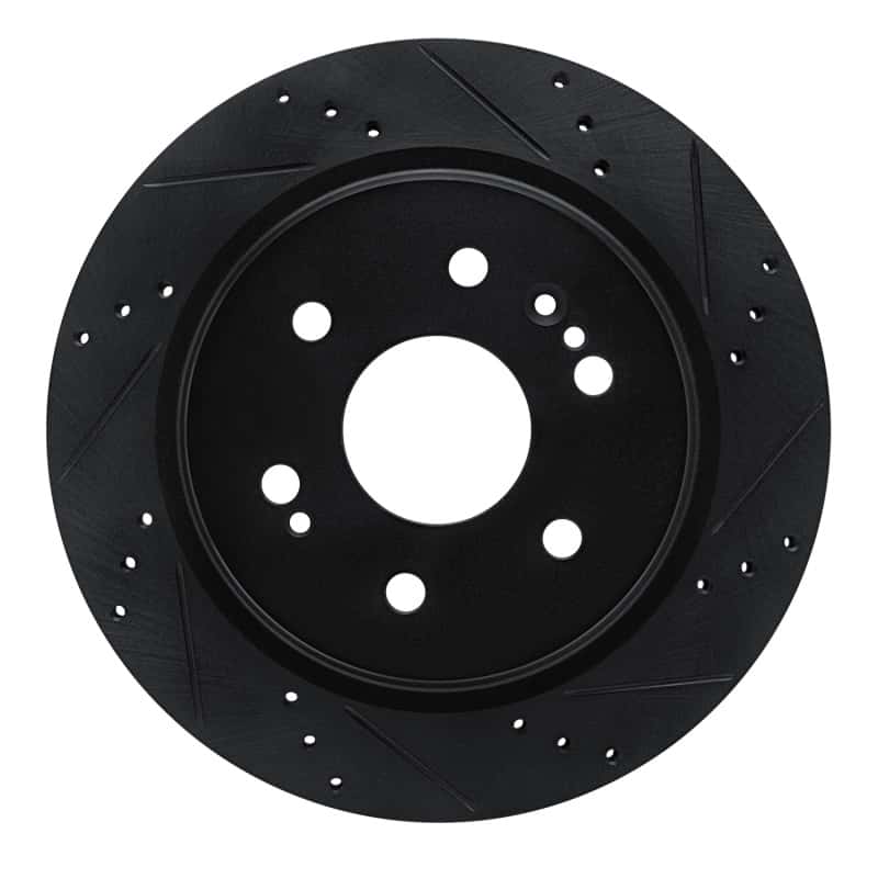 R1 Concepts — R1 19-25 Cadillac Escalade ESV Rear Right Drilled & Slotted Black Brake Rotor
R1 Brake Rotor Drill - view 1