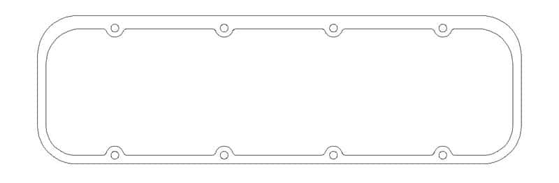 Cometic Gasket — Cometic Chevrolet Gen-1 Small Block V8 .094in Fiber Valve Cover Gasket Splayed Valve Head
Valve Cover Gasket - view 1