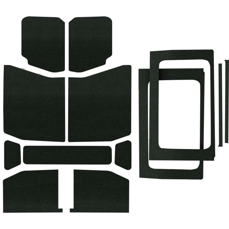 DEI — DEI 18-23 Jeep Wrangler JL 4-Door Boom Mat Complete Headliner Kit - 13 Piece - Black
Sound Dampening Kit - view 2