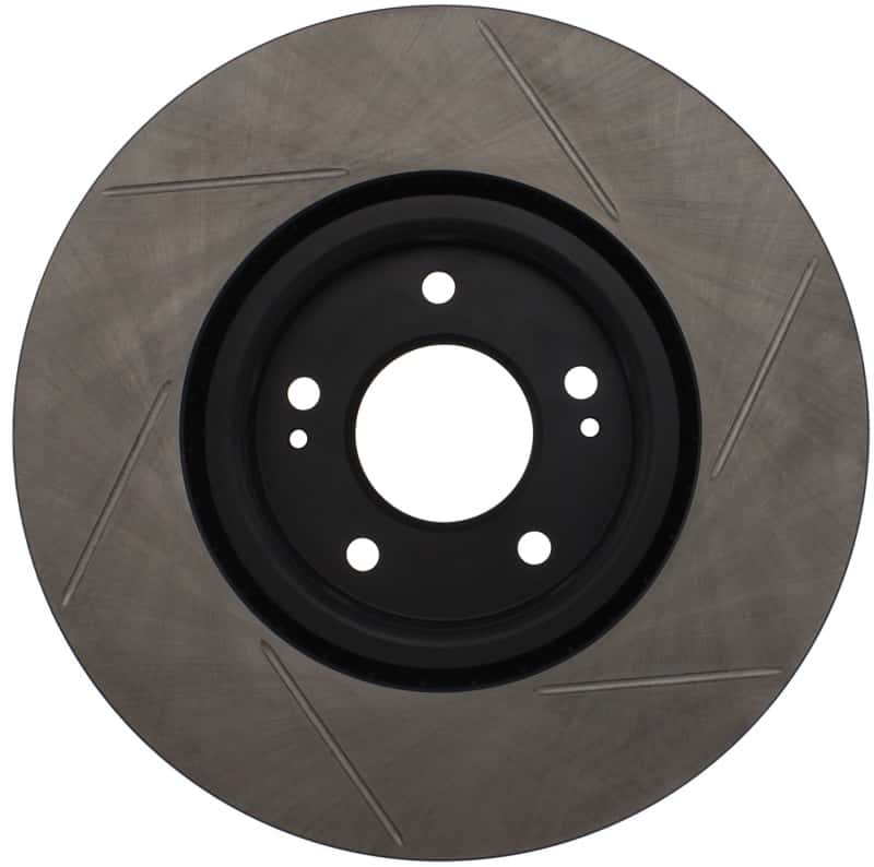 Stoptech — StopTech Power Slot 03-06 Evo 8 & 9 Slotted Right Front Rotor
Sport Slotted Rotor
Disc Brake Rotor - view 2