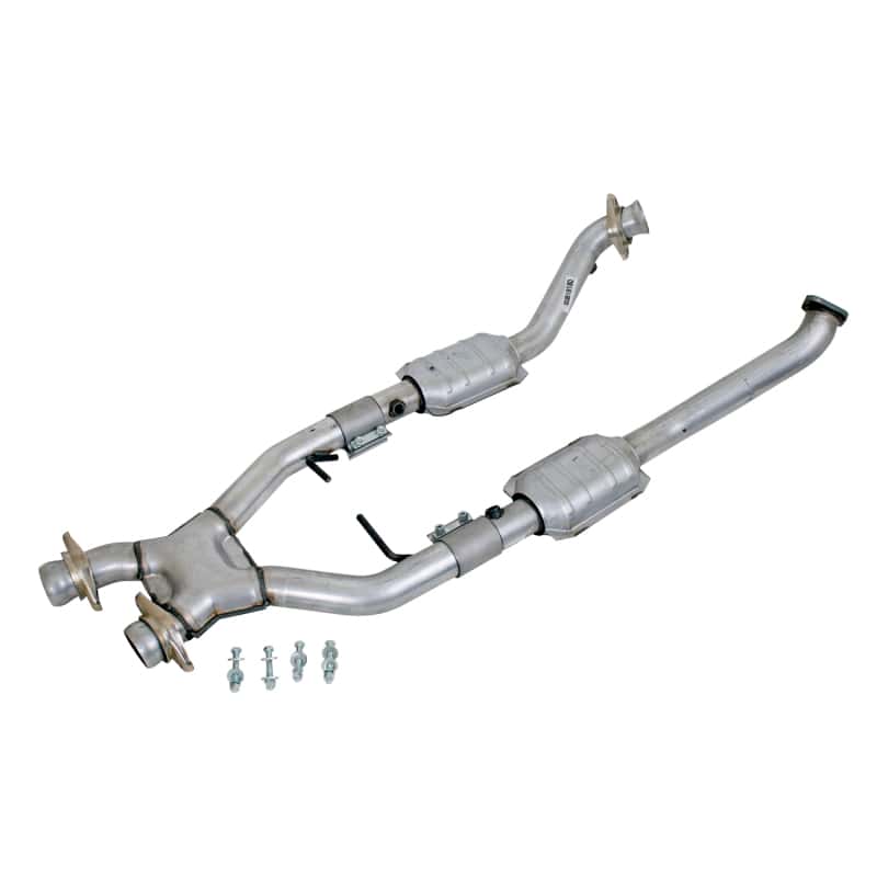BBK — BBK 96-98 Mustang 4.6 Cobra High Flow X Pipe With Catalytic Converters - 2-1/2
ExhstCrossoverPipe
Exhaust Pipes - view 2