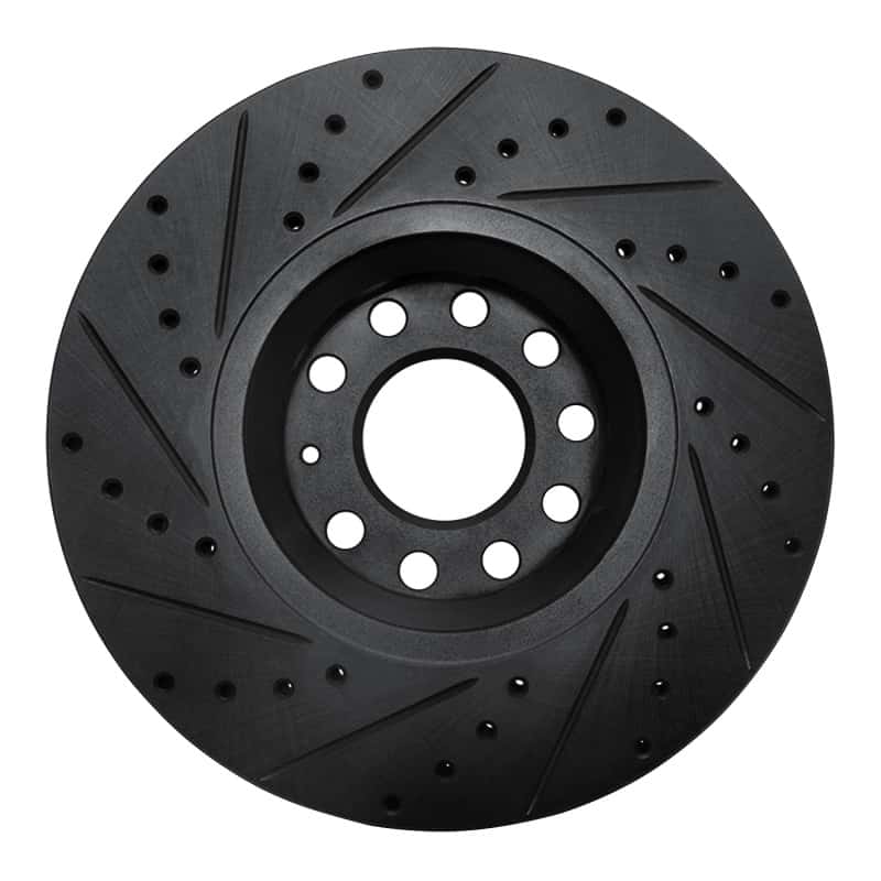 R1 Concepts — R1 97-06 Audi A4 Quattro Front Right Drilled & Slotted Black Brake Rotor
R1 Brake Rotor Drill - view 5