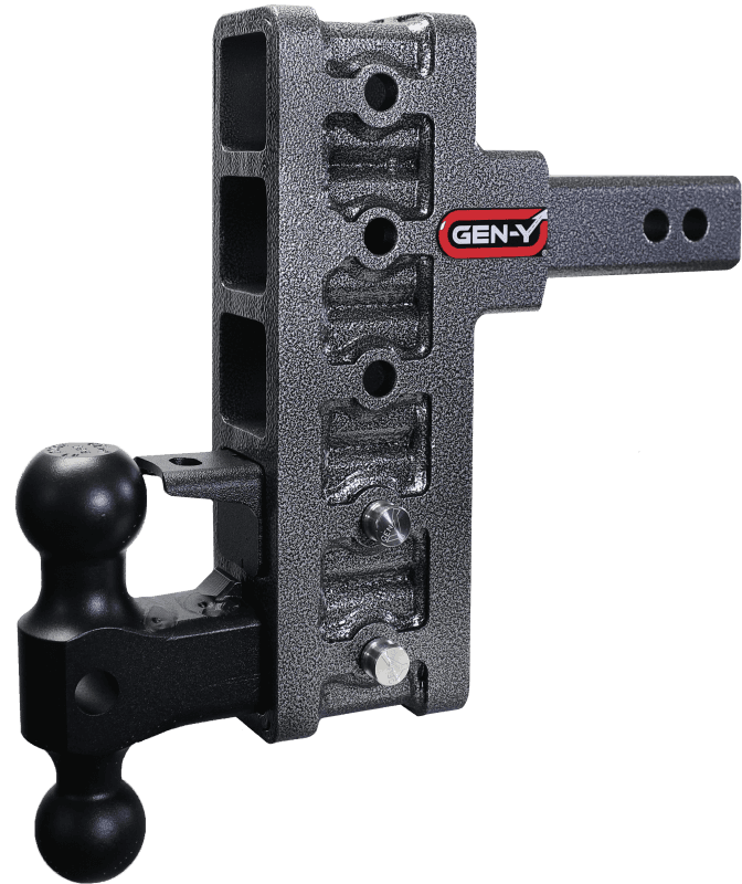 GEN-Y Hitch — Gen-Y Mega Duty 2in Offset Shank 7.5in Drop 2K TW 10K Hitch w/GH-031 Dual-Ball/GH-032 Pintle Lock
Drop Hitch - view 1