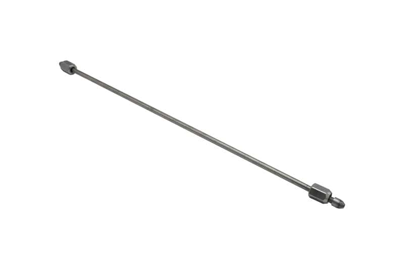 Fleece Performance — Fleece Performance 22in High Pressure Fuel Line (8mm x 3.5mm Line, M14x1.5 Nuts) - view 1