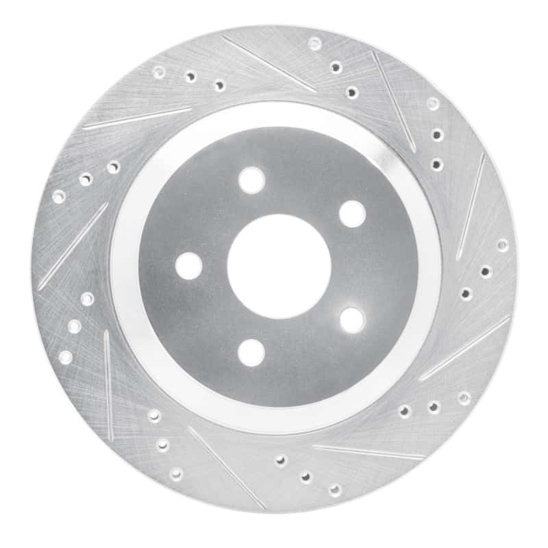 R1 Concepts — R1 04-07 Ford Freestar Rear Right Drilled & Slotted Silver Brake Rotor
R1 Brake Rotor Drill - view 1