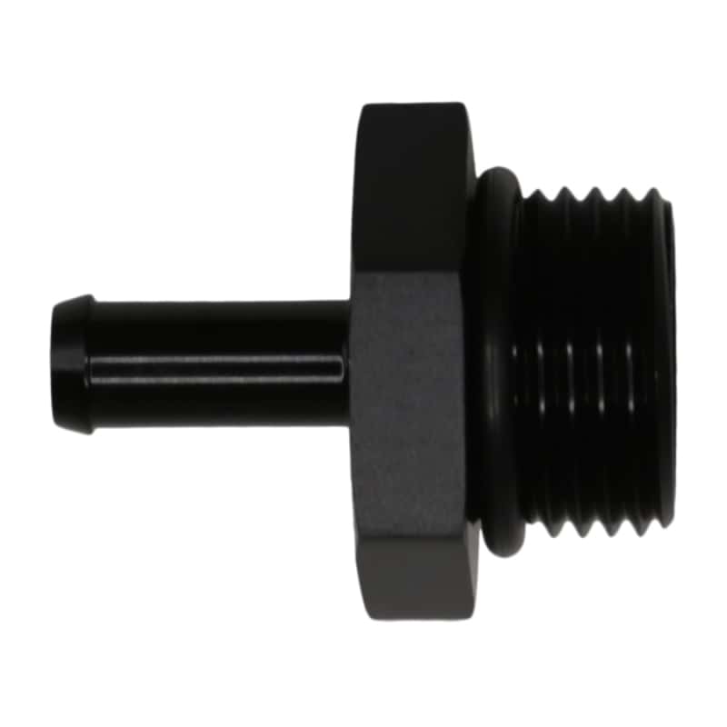 DeatschWerks — DeatschWerks 10AN ORB Male to 5/16in Male Barb Fitting - Anodized Matte Black
Lines & Fittings - view 1