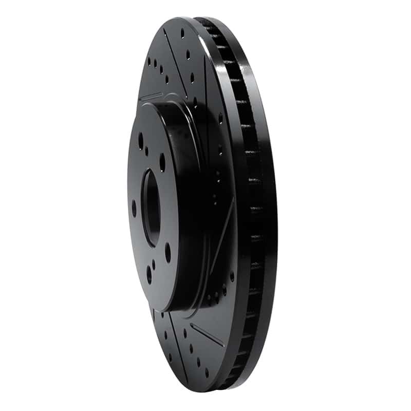 R1 Concepts — R1 02-15 Lexus ES300 Front Right Drilled & Slotted Black Brake Rotor
R1 Brake Rotor Drill - view 2