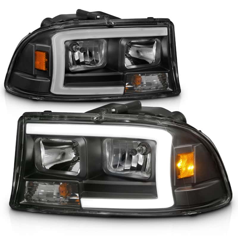 ANZO — ANZO 97-04 Dodge Dakota/Durango Crystal headlight Set w/ Light Bar Black Housing
Head Light Set
HdLtSet - view 8