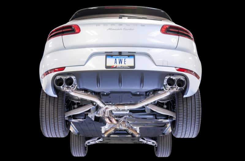 AWE Tuning — AWE Tuning Porsche Macan Track Edition Exhaust System - Chrome Silver 102mm Tips
Track Exhaust - view 2