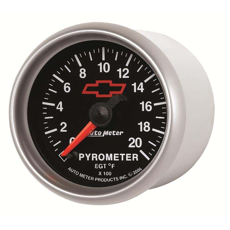 AutoMeter — AutoMeter Gauge Pyrometer (Egt) 2-1/16in. 2000 Deg. F Stepper Motor Chevy Red Bowtie Black
2-1/16" PYROMETER KI - view 2