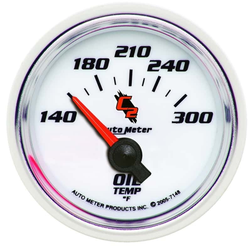 AutoMeter — Autometer C2 Electric Oil Temperature 2 1/16in 140-300 F Gauge
GA 2" OILT ELECT C2 - view 1