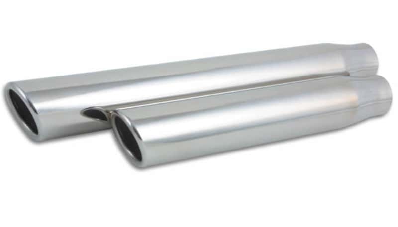 Vibrant — Vibrant 3in Round SS Truck/SUV Exh Tip (Single wall Angle Cut Rolled Edge) - 2.5in inlet 11in long
2.5ID3ODTruckTipRoll
2.5x3x11LTrckTipRoll
ExhstTailPipeTip - view 1