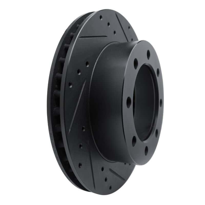 R1 Concepts — R1 80-93 Dodge W200 Front Right Drilled & Slotted Black Brake Rotor
R1 Brake Rotor Drill - view 2