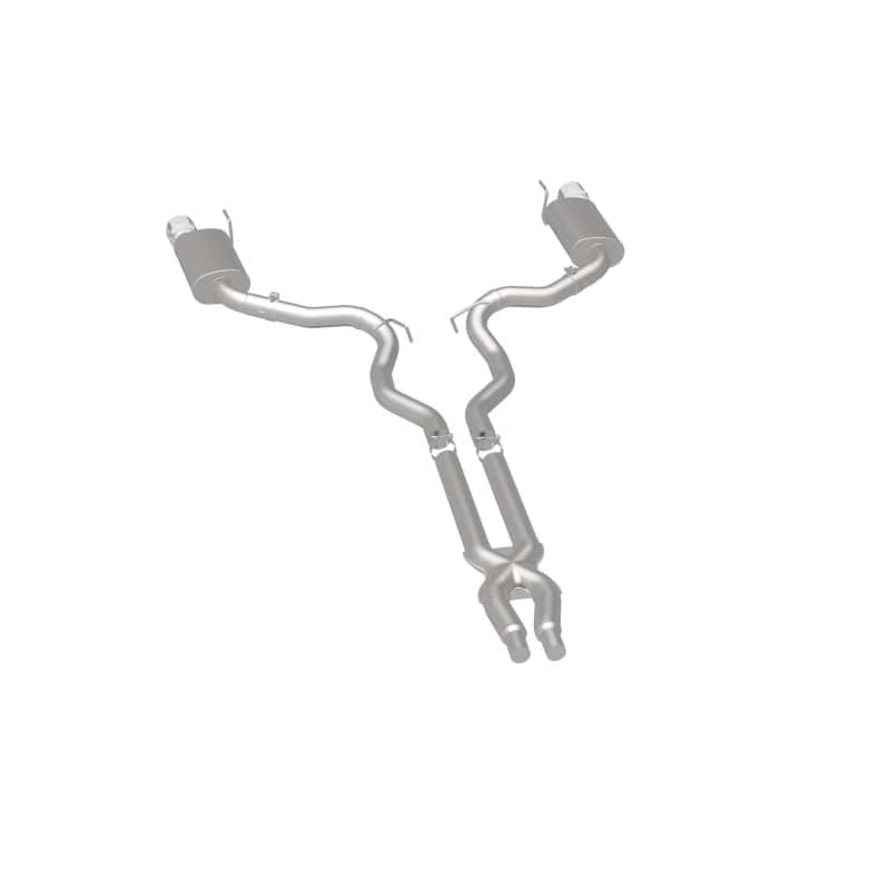 Magnaflow — MagnaFlow Cat Back, SS, 3in, Street, Dual Split Polished 4.5in Tips 2015 Ford Mustang GT V8 5.0L
Cat-Back - view 12