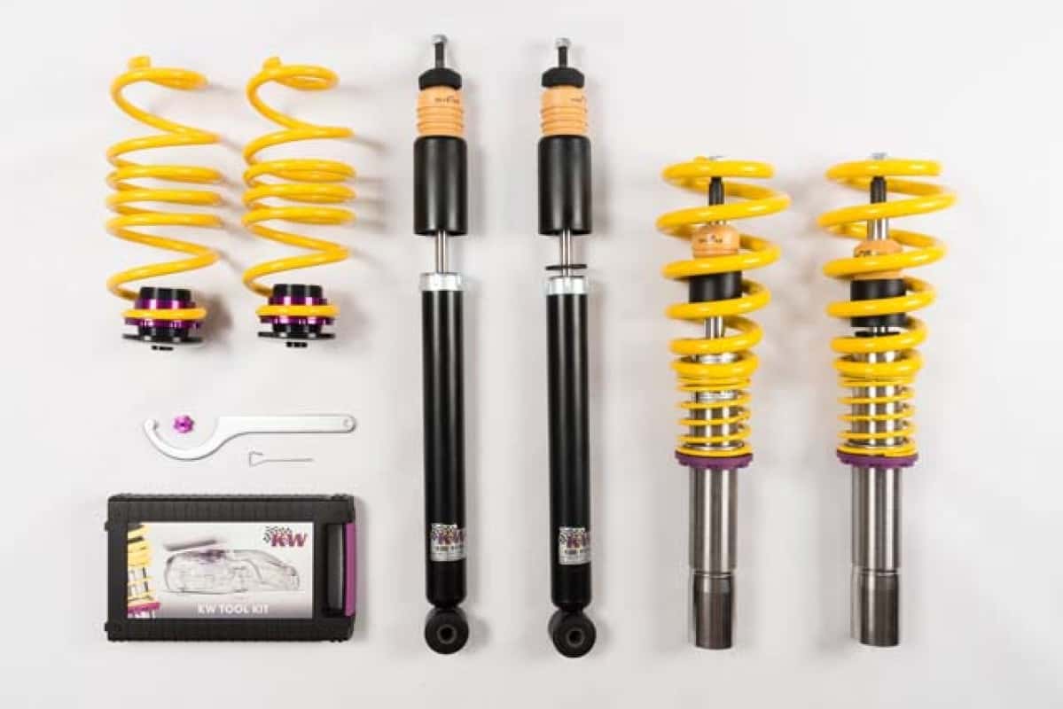 KW — KW Coilover Kit V1 Audi A4 S4 (8K/B8) w/o electronic dampening control Sedan FWD + Quattro
Coilover Kit - view 2