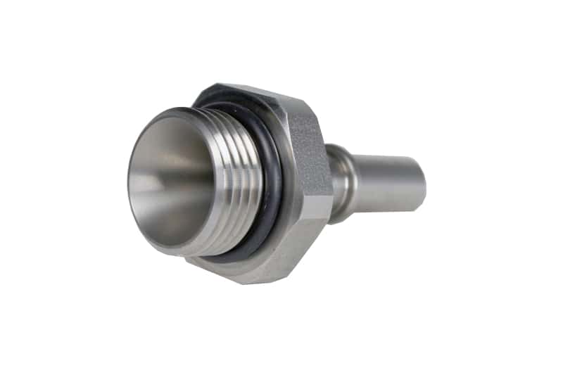 Aeromotive — Aeromotive Adapter 1/2 Male Quick Connect AN-12 ORB
Fitting - view 1