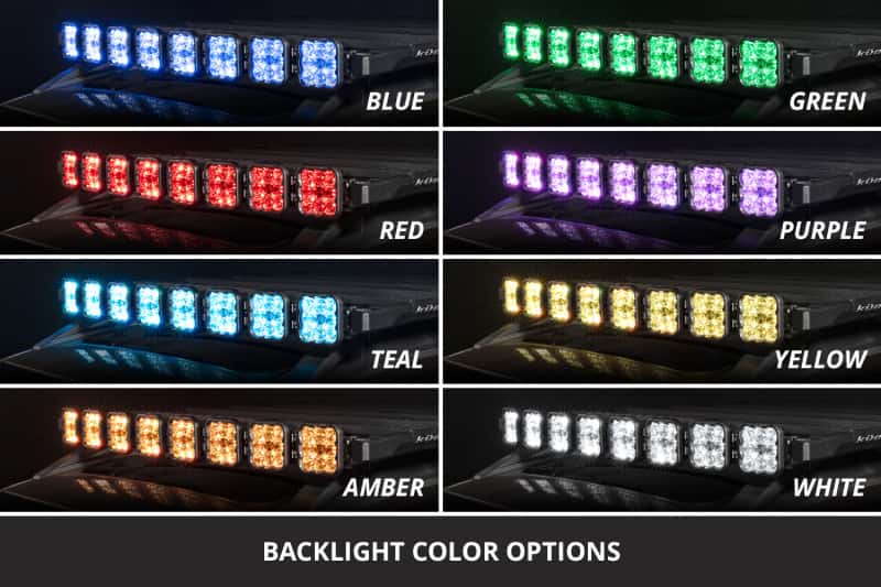 Diode Dynamics — Diode Dynamics 10-24 Toyota 4Runner DEK Roof Rack 7-Pod SS5 Sport Light Bar - White Driving - view 5