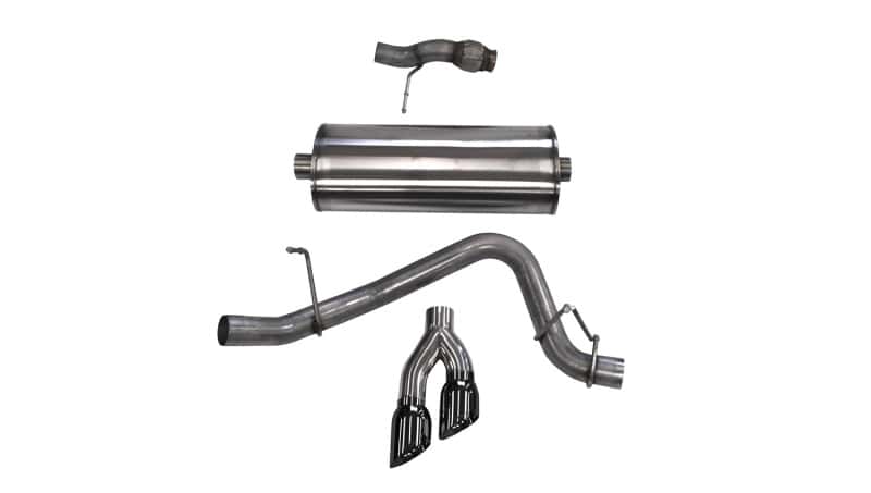 CORSA Performance — Corsa 2015-2020 Chevy Tahoe/GMC Yukon Cat-Back Exhaust Sport 3in Single Side Twin Black 4in Tips
Exhaust - view 3