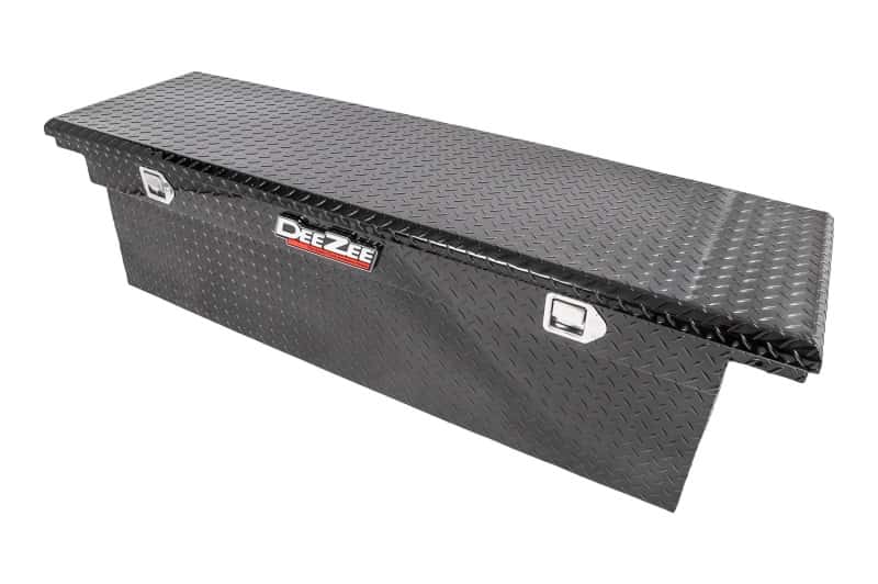 Dee Zee — Dee Zee Universal Tool Box - Red Crossover - Single Lid Black BT (Deep Low)
ToolBxTrkBedRTR - view 3