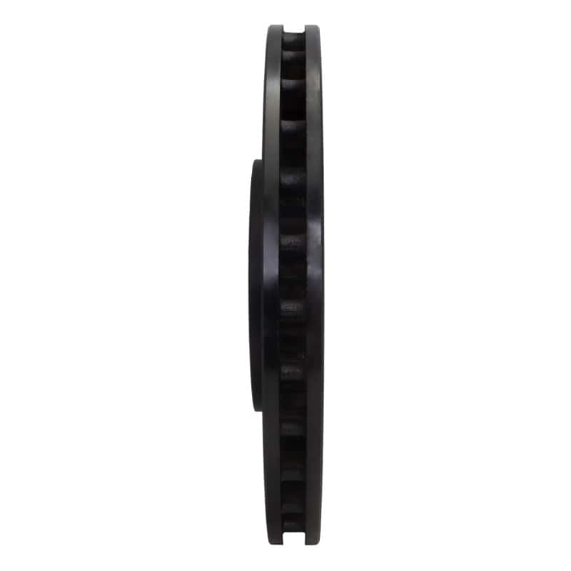 R1 Concepts — R1 08-15 Mitsubishi Lancer Front Right Drilled & Slotted Black Brake Rotor
R1 Brake Rotor Drill - view 3
