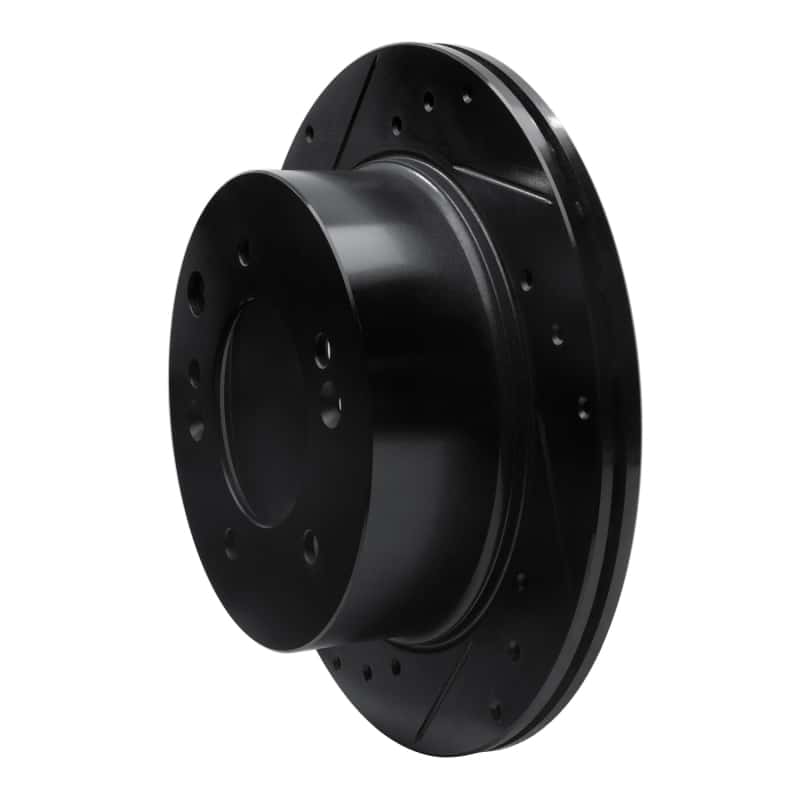 R1 Concepts — R1 03-06 Kia Sorento Rear Left Drilled & Slotted Black Brake Rotor
R1 Brake Rotor Drill - view 2