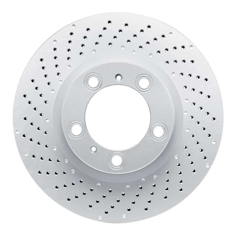 DFC — DFC 09-23 Porsche 718 Cayman Left Front Drilled GeoSPEC Coated Rotor
DFC Brake Rotor - view 1